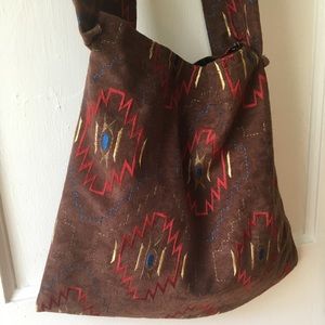 Bohemian crossbody tote